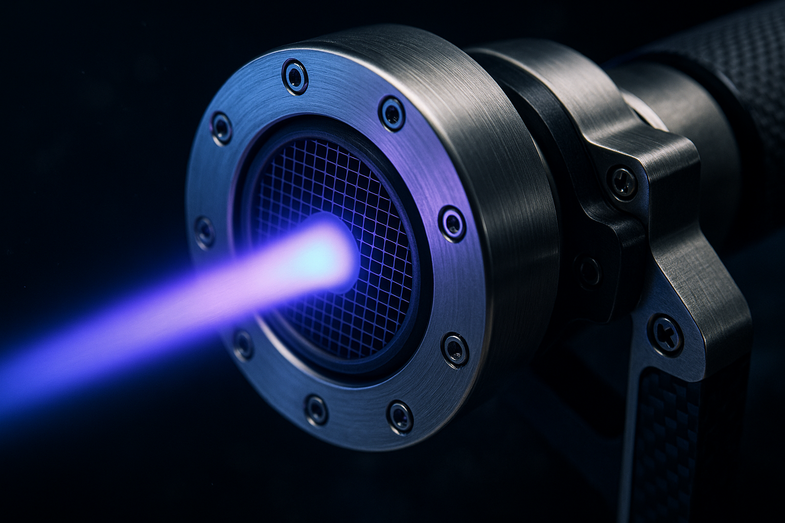 Xenon Ion Thruster Close-up